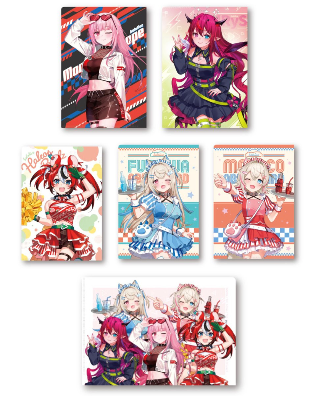 「現貨」Hololive EN x FamilyMart - A5 File set