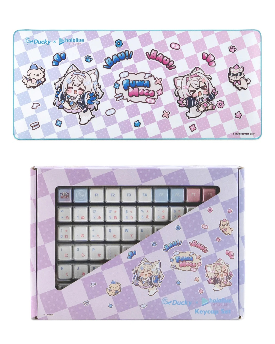 [Pre-order] Ducky x hololive En Fuwamoco Limited Edition - Mousepad / Keycap set