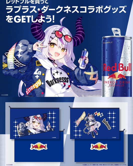 [Pre-order] Hololive ラプラス・ダークネス(La+ Darknesss) x Red Bull -pouch set