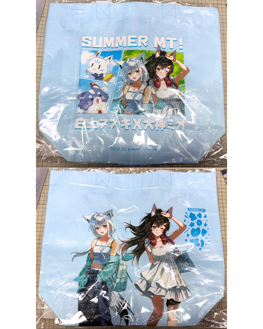 [In-stock] hololive  [Summer MT POP-UP STORE] Korea Event Merchandise - 白上フブキ (Shirakami Fubuki) / 大神ミオ (Ookami Mio)