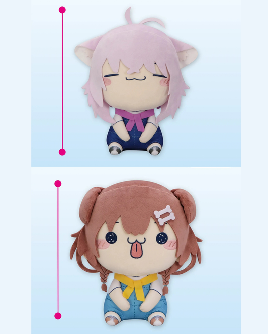[Pre-order] Hololive  [もちぴこBIGぬいぐるみ]  Big Plushie- 戌神ころね (Inugami Korone)  / 猫又おかゆ (Nekomata Okayu) 