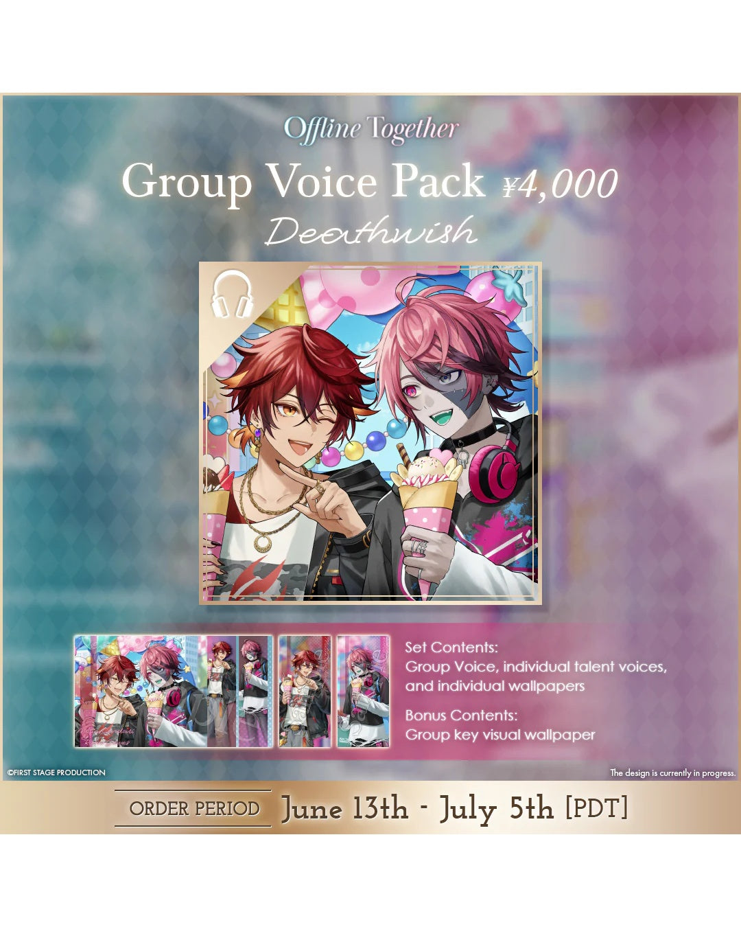 「預訂」FIRST STAGE【Offline Together Voice】