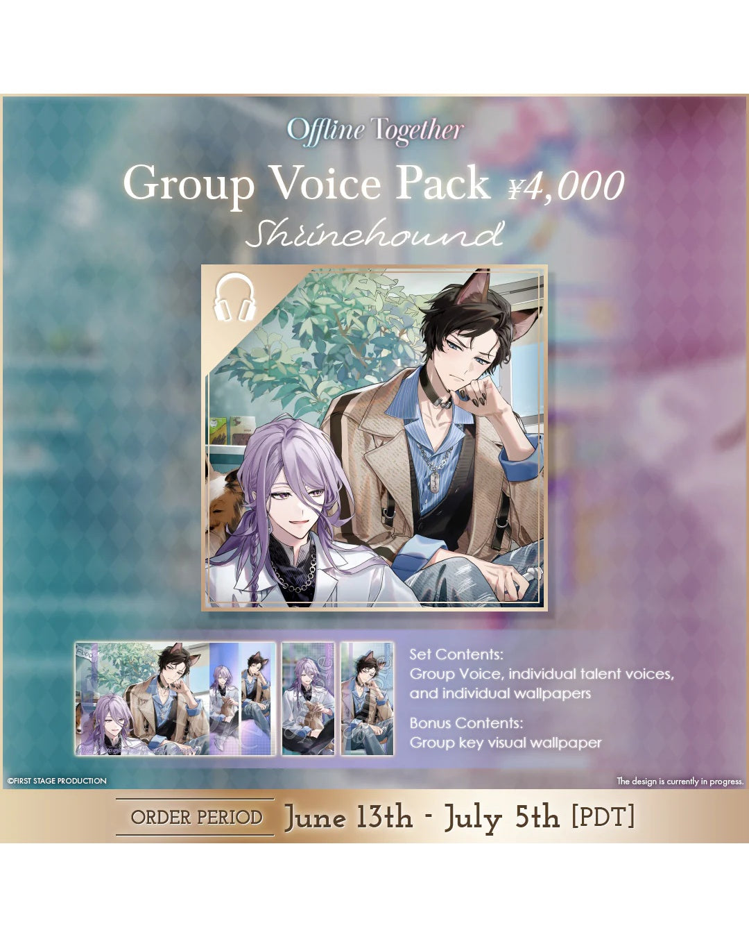 「預訂」FIRST STAGE【Offline Together Voice】