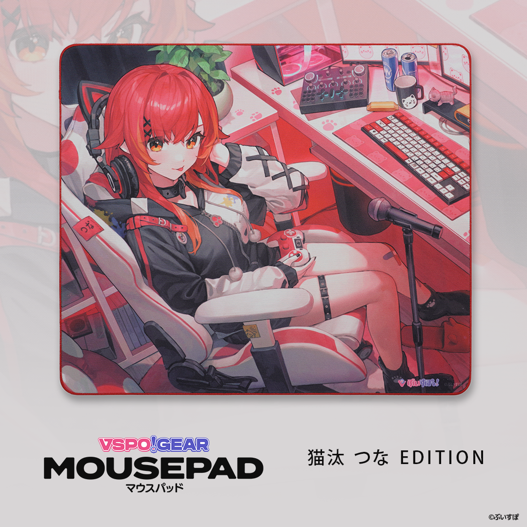 「預訂」VSPO! GEAR Gaming Keyboard /玻璃滑鼠墊 /布質滑鼠墊 [再販]