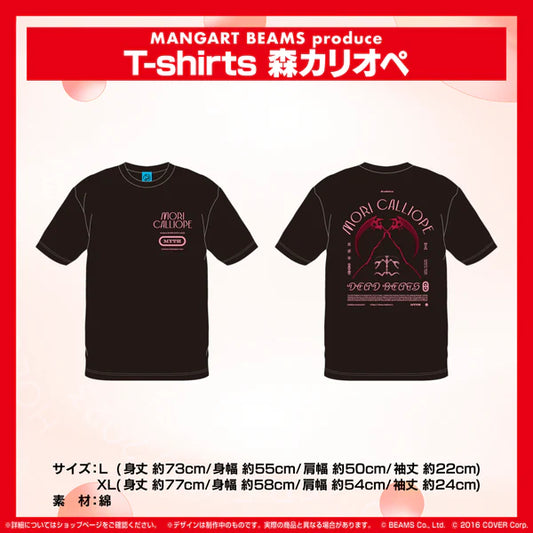 [In-stock]  hololive SUPER EXPO 2023 English -Myth- x MANGART BEAMS T-shirt