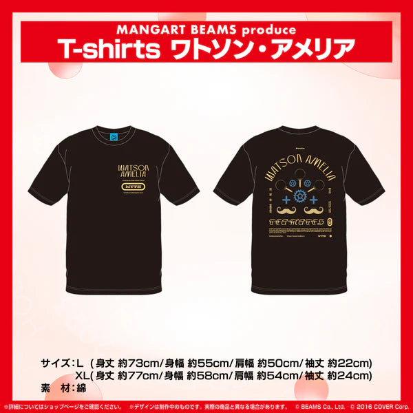 「現貨」 hololive SUPER EXPO 2023 English -Myth- x MANGART BEAMS 合作 T-shirt