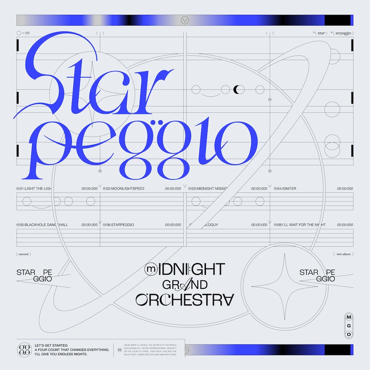 : [pre-order] Midnight Grand Orchestra 2nd mini album "Starpeggio"