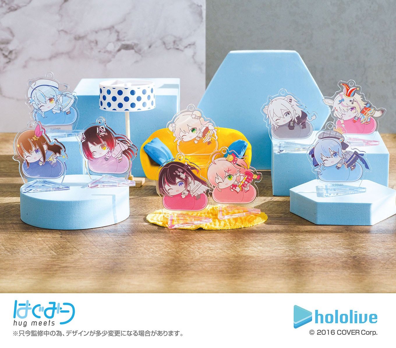  [In-stock] hololive x Hagmeets Vol.1 - Acrylic Stand + KeyChain (BOX)