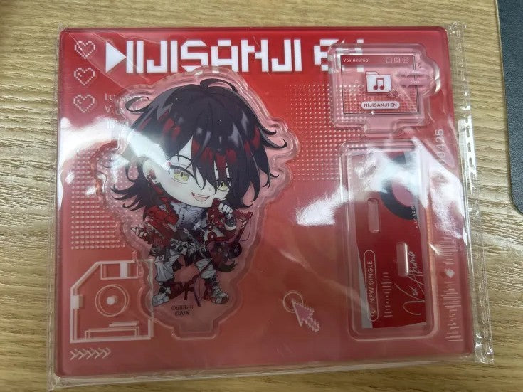 !特價!「現貨」【NIJISANJI EN × 次元波板糖 2024 電音系列 】Q版亞克力立牌- Alban Knox/ Vox Akuma/Enna Alouette