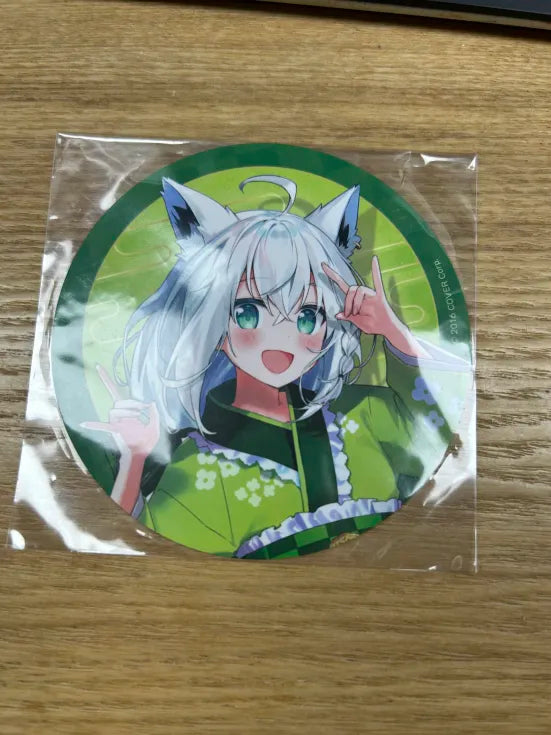 現貨 利休園 白上フブキ 特典 杯墊