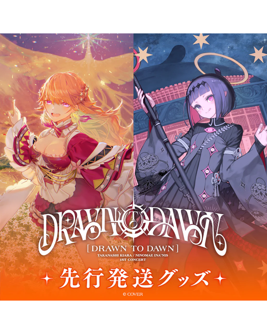 [pre-order] hololive 【Advanced shipping】Takanashi Kiara / Ninomae Ina’nis 1st Concert "Drawn to Dawn" Concert Merch
