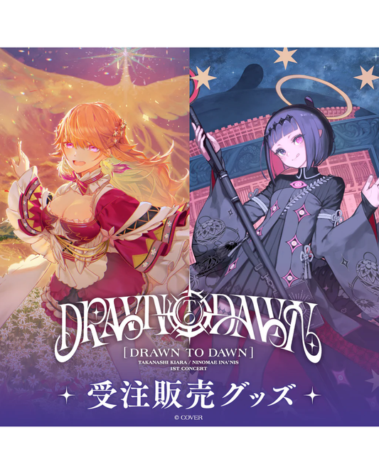 [pre-order] hololive 【Made-to-order】Takanashi Kiara / Ninomae Ina’nis 1st Concert "Drawn to Dawn" Concert Merch
