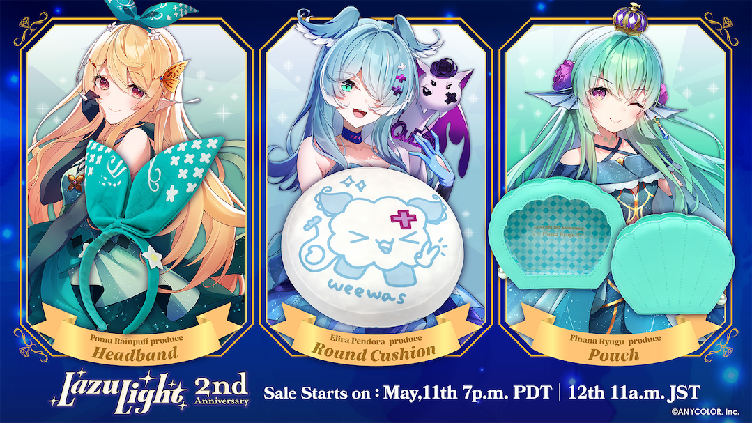  [In-stock]  Nijisanji Lazu Light 2nd Anniversary Goods