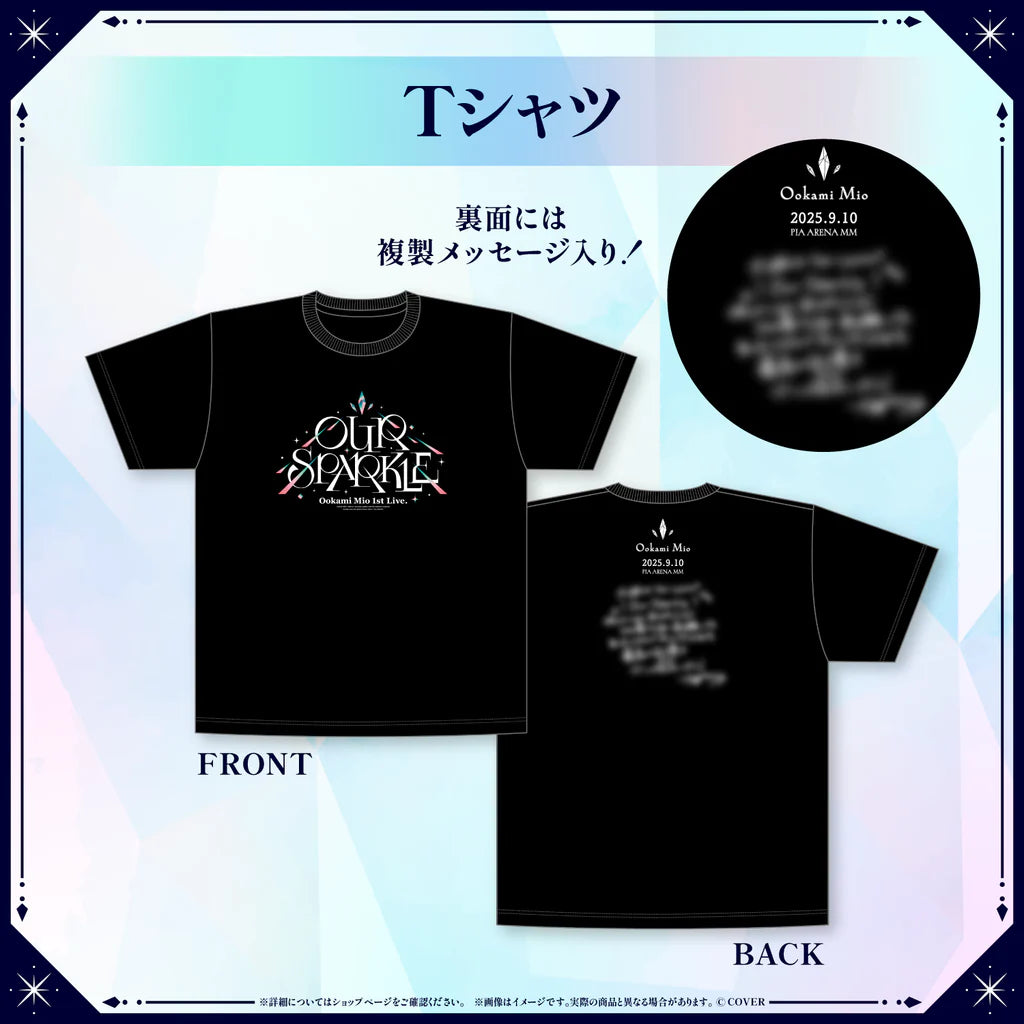 「預訂」hololive【2次受注】大神ミオ 1st Live. 『Our Sparkle』 演唱會周邊