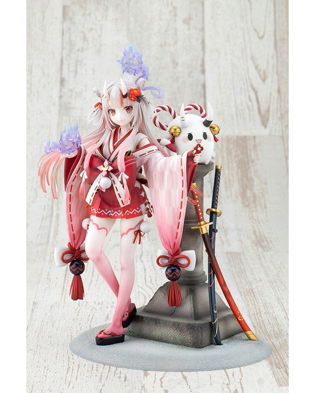  [pre-order] hololive [Japanese ver.] Nakiri Ayame ~ Shrine Maiden Costume Ver. ~ Kotobukiya 1/7 Figure [Kotobukiya bonus: parts with different expressions]