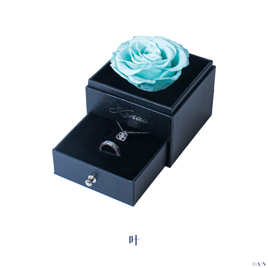現貨 六月新娘 2024～Rose Ribbon Knot ～戒指項鍊- 叶(Kanae)