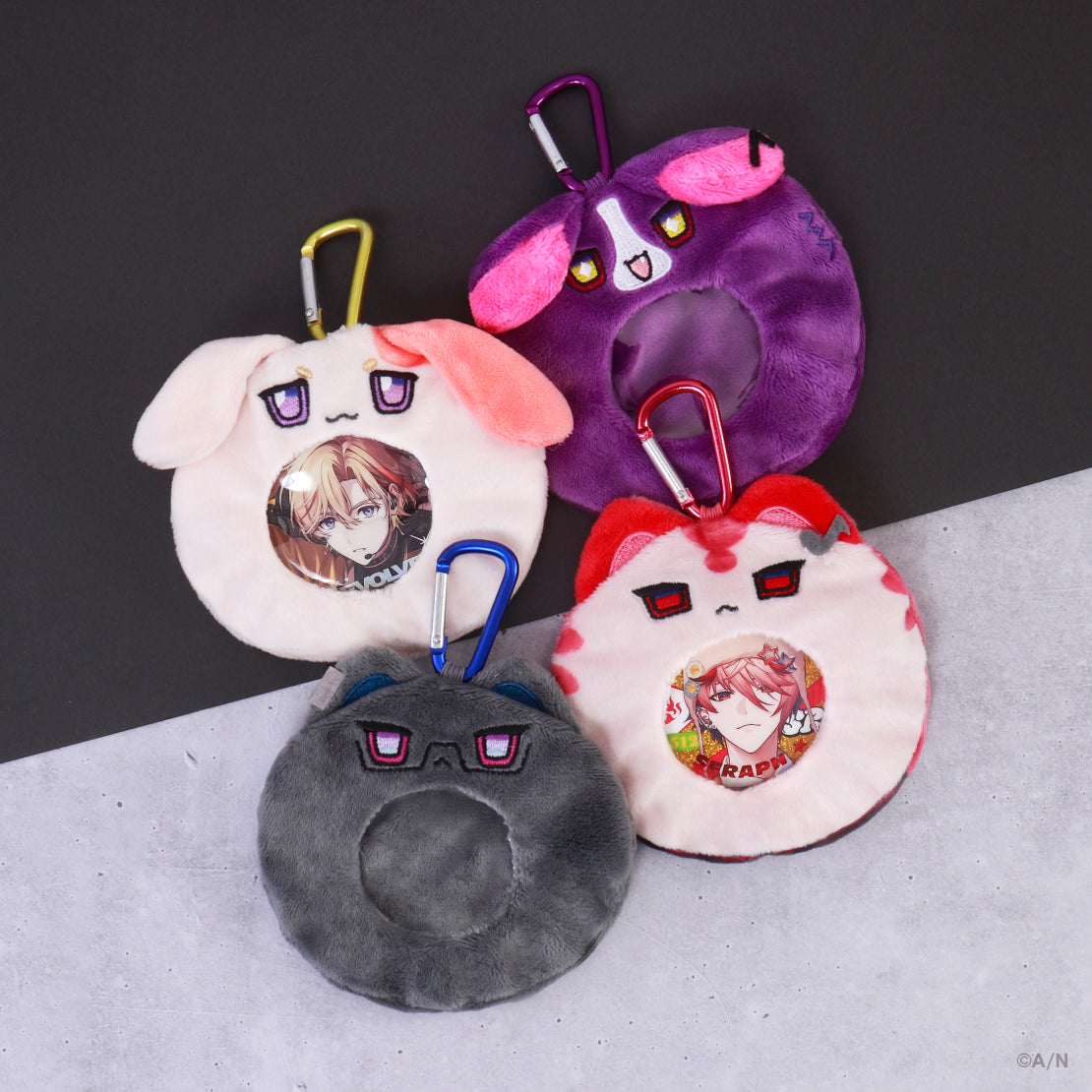 [Pre-order] Nijisanji 【VOLTACTION 2nd LIVE】フリンジつきマフラータオル (Mascot Badge Cover Keychain)