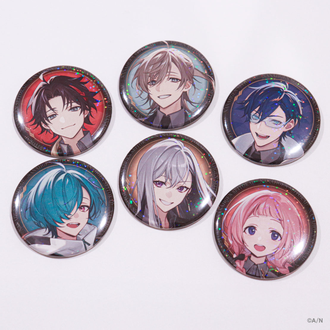 [預訂] Nijisanji 【劇場版 七次元生徒会！】ランダム缶バッジ(隨機襟章)