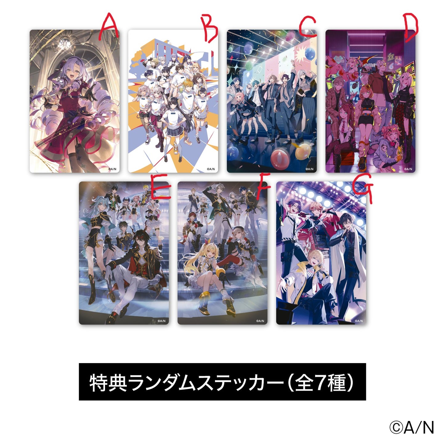 [In-stock] Nijisanji【NIji Fes 2025】Bouns : sticker