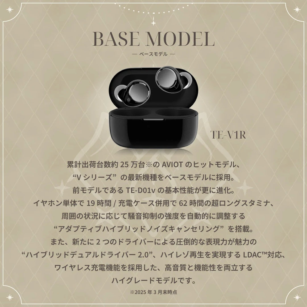  [pre-order] Hololive English  -Promise- x AVIOT Wireless Headphones (TE-V1R-HE3)