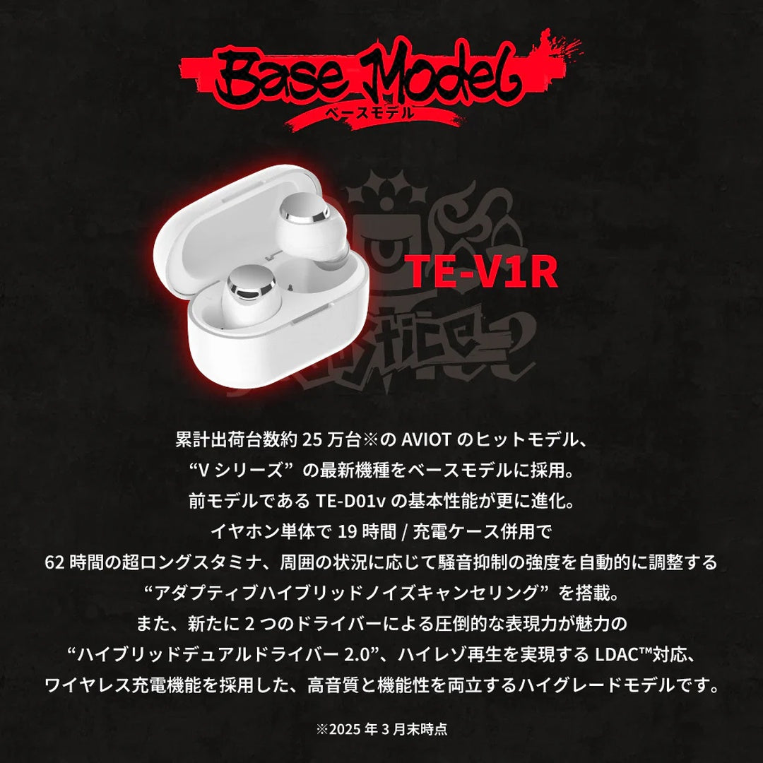 「預訂」[行貨] Hololive English -Justice- x  AVIOT 無線耳機 (TE-V1R-HE4)