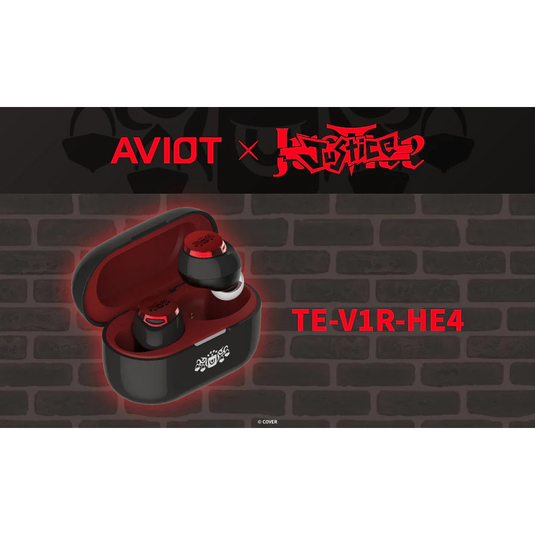 「預訂」[行貨] Hololive English -Justice- x  AVIOT 無線耳機 (TE-V1R-HE4)