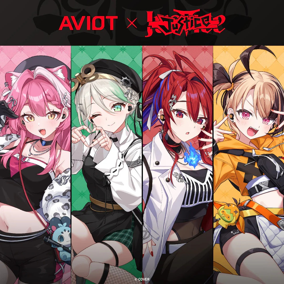 「預訂」[行貨] Hololive English -Justice- x  AVIOT 無線耳機 (TE-V1R-HE4)
