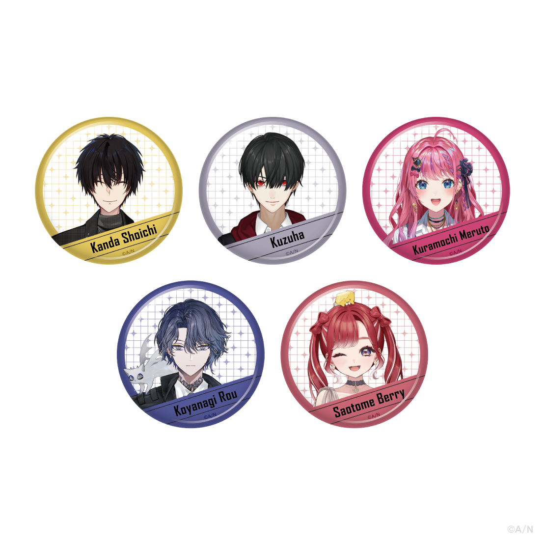 [預訂] Nijisanji 【Another Style Goods vol.1】缶バッジ (徽章) [NIJISANJI Official Store 6th Anniversary]