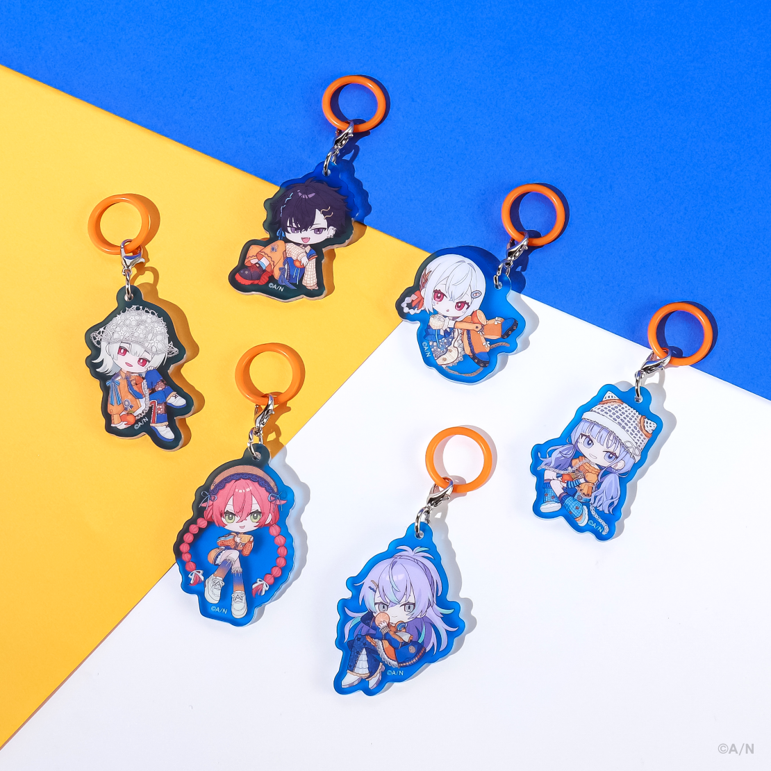 [預訂] Nijisanji 【メランコリックオレンジ】ランダムアンブレラチャーム(隨機雨傘吊飾)