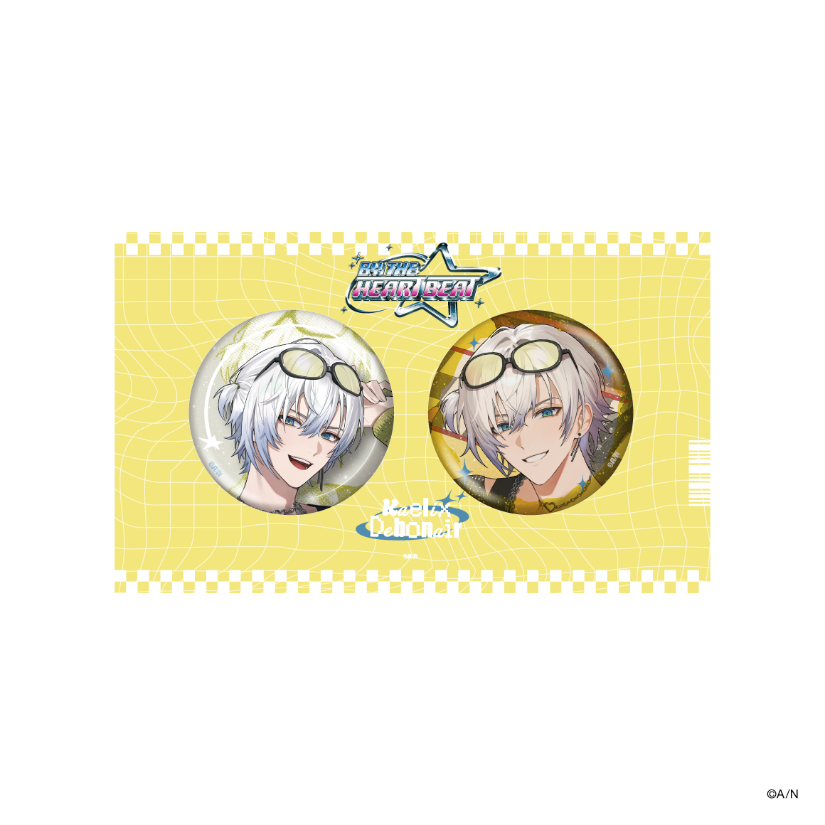 [Pre-order] Nijisanji 【BY THE HEARTBEAT】Badge set