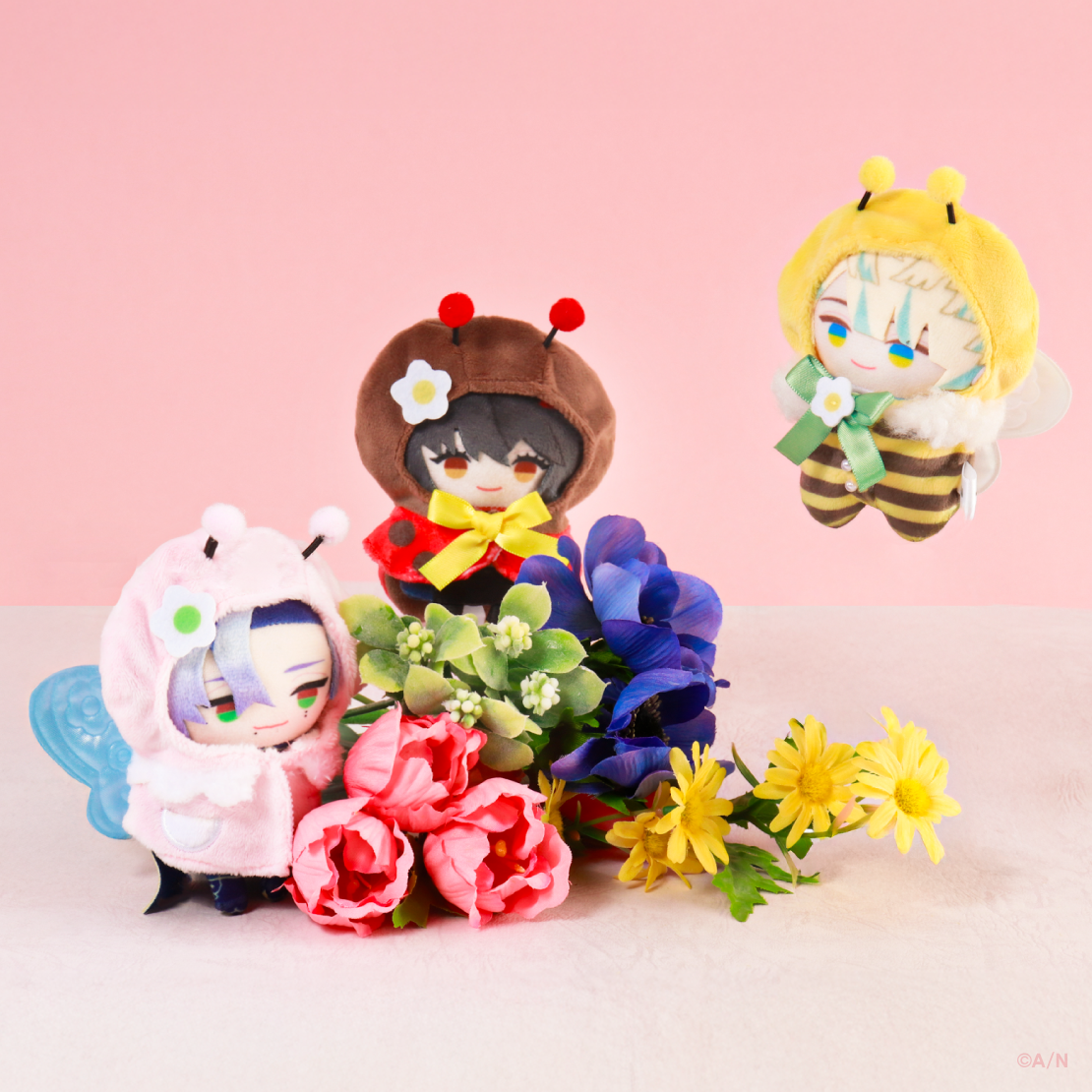 [預訂] Nijisanji 【Blooming!】にじぱぺきぐるみ(娃衫掛件) 【にじいろクローゼット】
