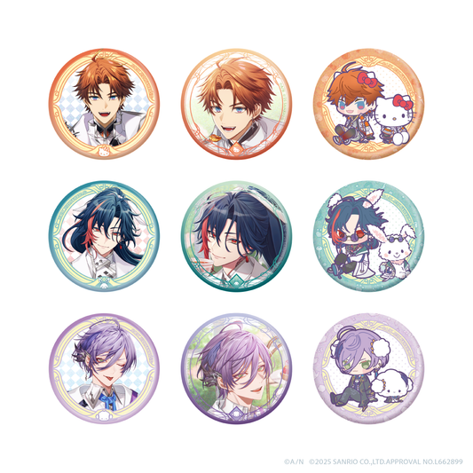 [Pre-order] Nijisanji 【3SKM×サンリオキャラクターズ】Random Badge