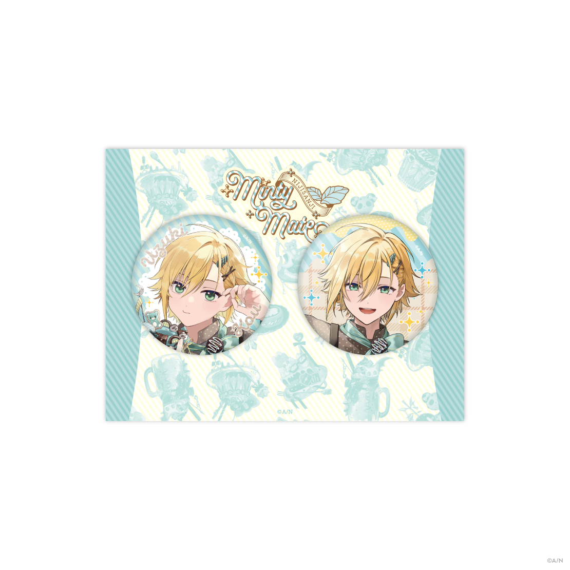 [預訂] Nijisanji 【Minty Mate】缶バッジ セット(徽章set)