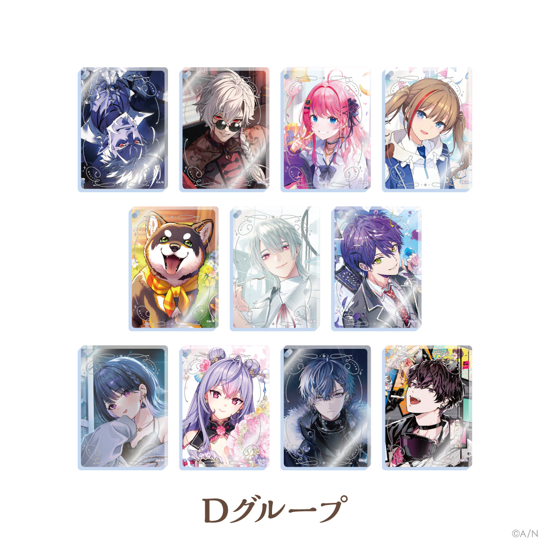 「預訂」Nijisanji [ノスタルジアコレクション2025] Nostalgia Collection 2025 周邊 - 亞克力匙扣(C-D組) [存庫販售]