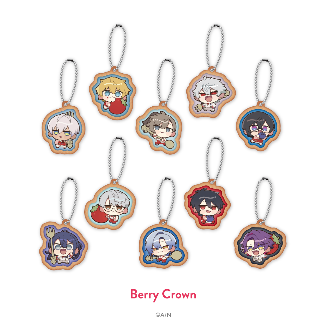 [Pre-order] Nijisanji 【Nijisanji 8th】キーホルダー (Keychain) Berry Crown