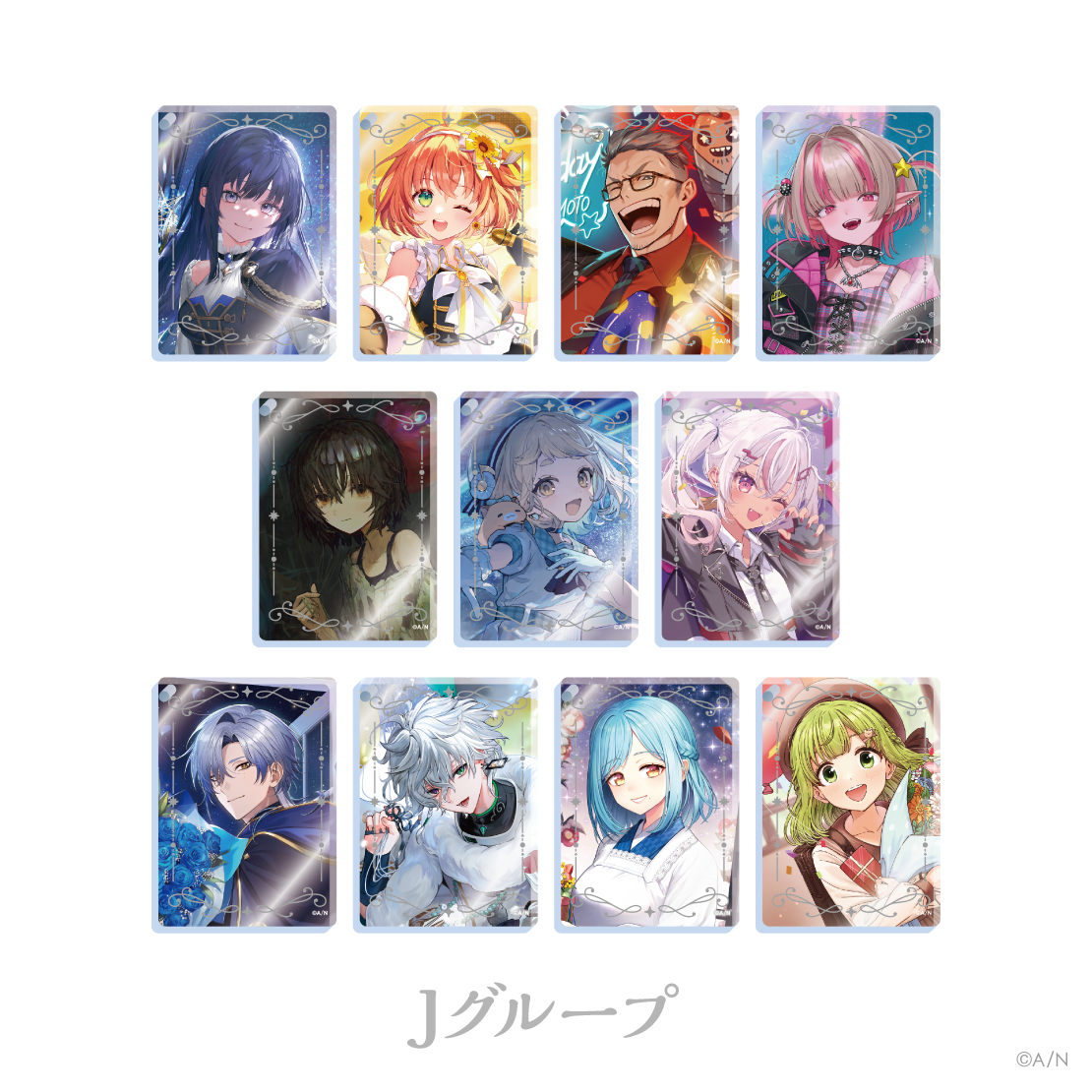 [預訂] Nijisanji 【にじさんじ ノスタルジアコレクション2026】アクリルブロックキーホルダー Jグループ(亞克力塊鑰匙扣 J組)  [NIJISANJI Official Store 6th Anniversary]
