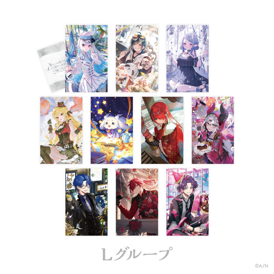 [預訂] Nijisanji 【にじさんじ ノスタルジアコレクション2026】ランダムコレクションカード Lグループ(隨機收藏卡 L組)  [NIJISANJI Official Store 6th Anniversary]