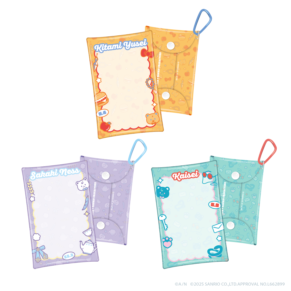 [Pre-order] Nijisanji 【3SKM×サンリオキャラクターズ】Multipurpose Pouch