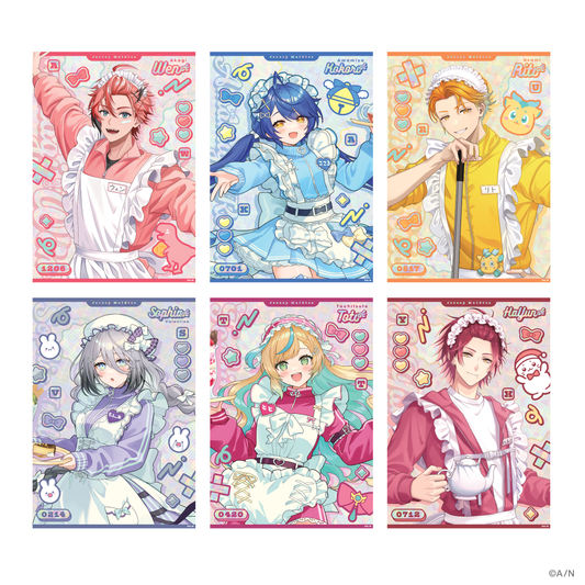 [Pre-order] Nijisanji 【Jersey Maidtes】Gold foil transparent poster