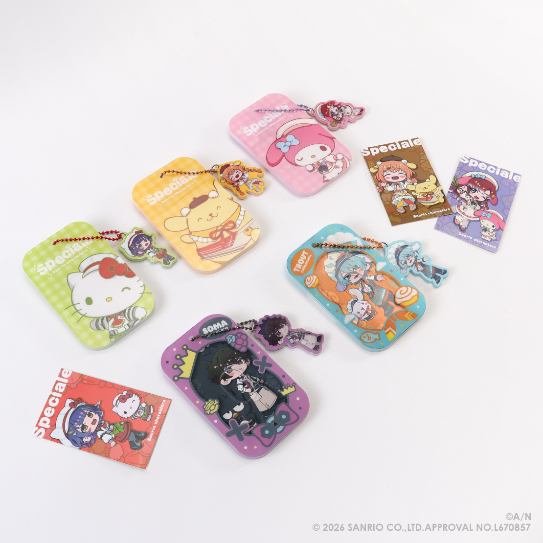 [Pre-order] Nijisanji 【Speciale×サンリオキャラクターズ】アクリルパスケース(Acrylic ID Case)