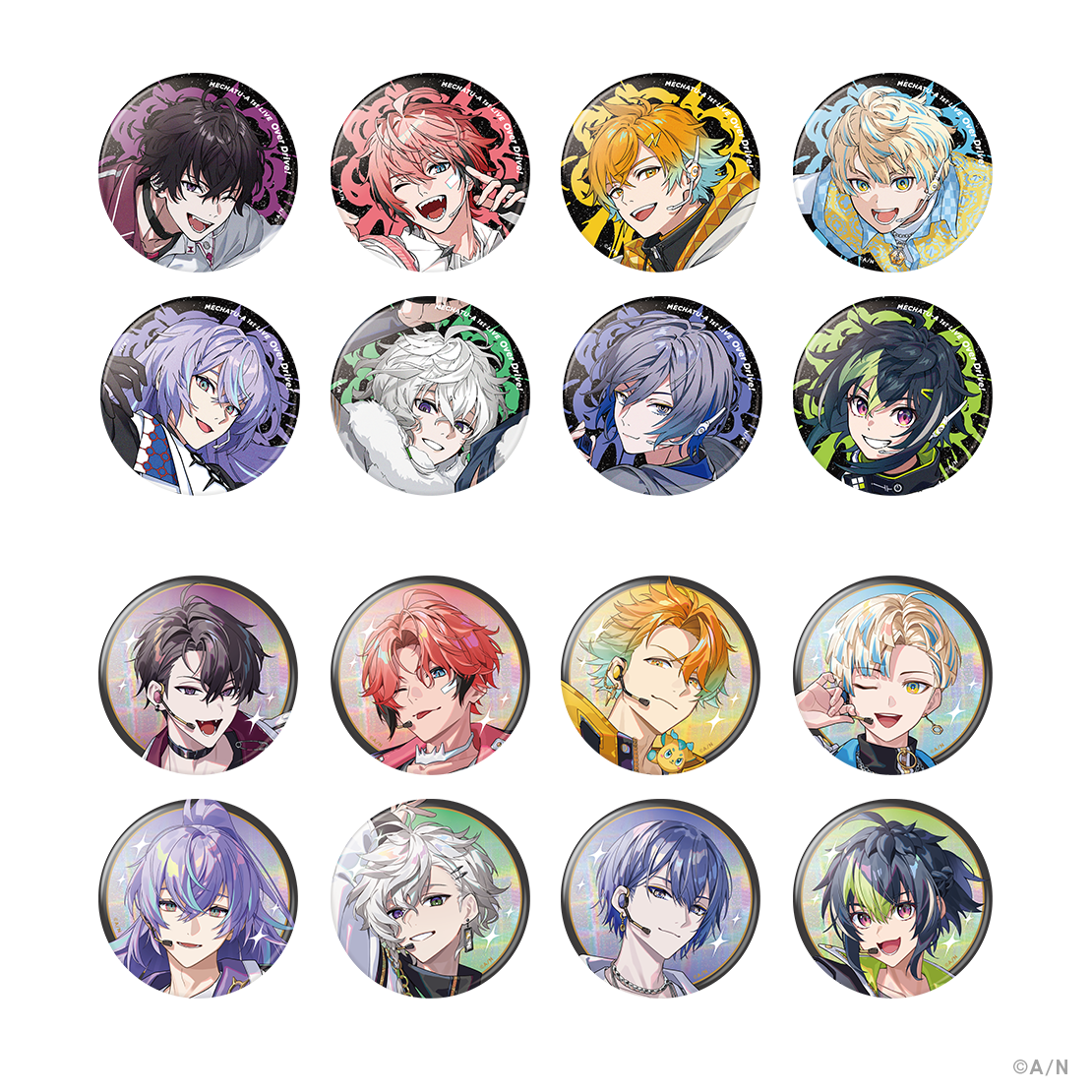 [Pre-order] Nijisanji 【MECHATU-A 1st LIVE】Random Badge 【MECHATU-A 1st LIVE "Over Drive!"】