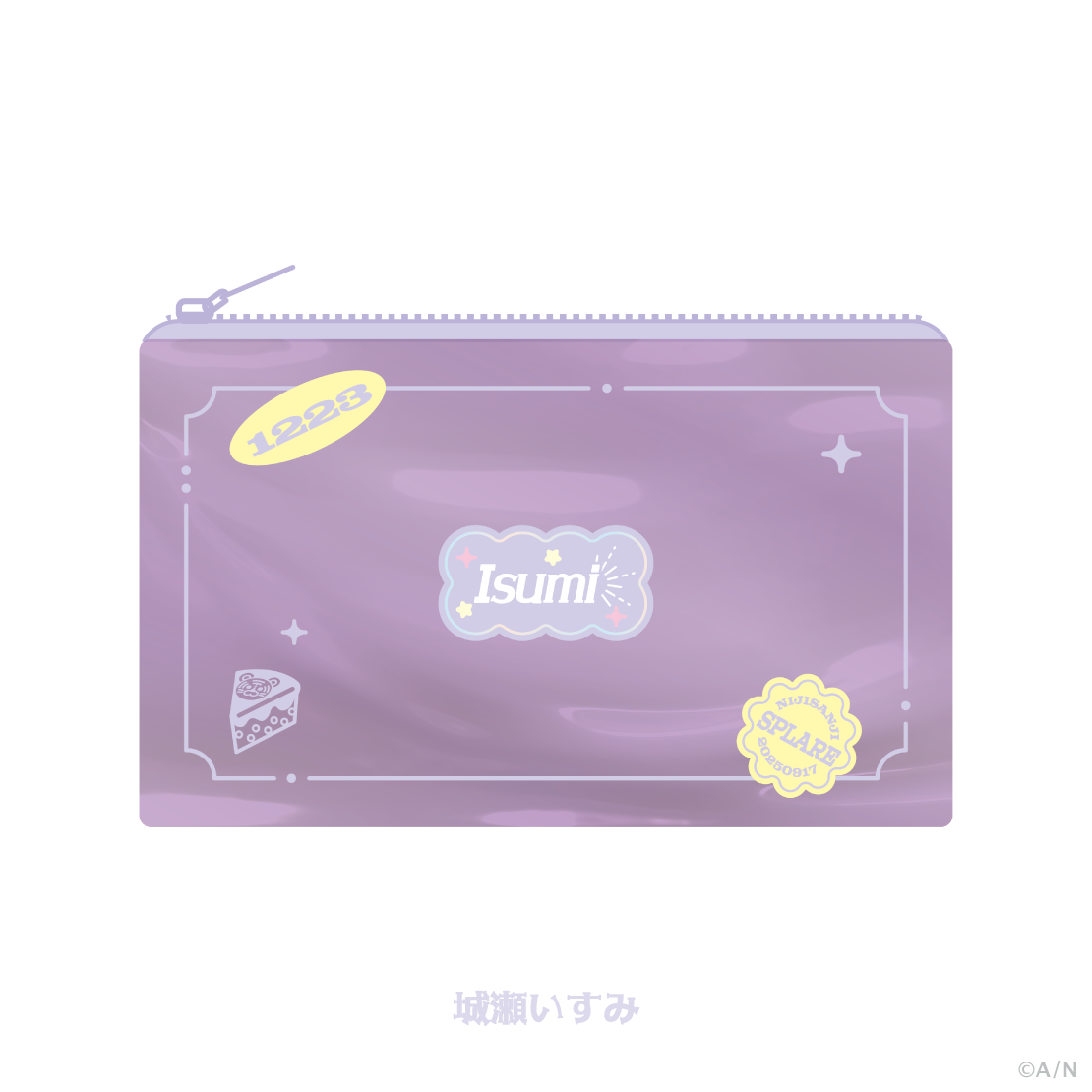 [Pre-order] Nijisanji 【ぽっぴん！すぷれあ】Zipper Pouch