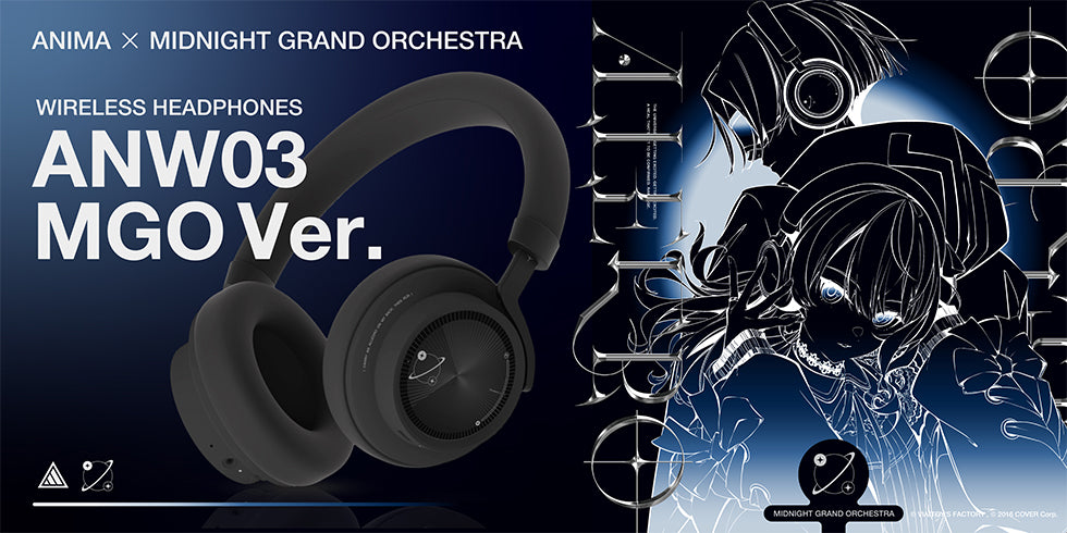 [pre-order] Hololive Hoshimachi Suisei - ANW03 Midnight Grand Orchestra Ver. - Headphones [Store Bouns]