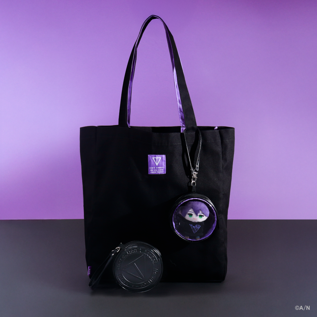 [Pre-order] Nijisanji 【虚空狂宴】ポーチ付きトートバッグ(Tote Bag with Storage Pouch)【剣持刀也リアルソロライブ【虚空狂宴】】