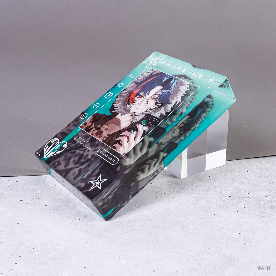 [Pre-order] Nijisanji 【#HYPE-ME】二層アクリルブロック (Double Layer Acrylic Blocks)