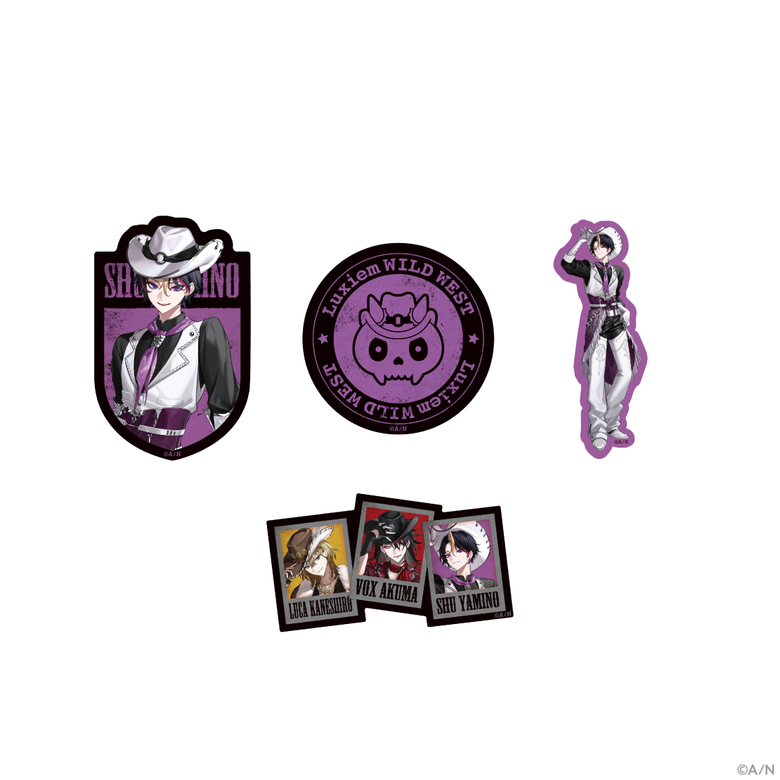[Pre-order] Nijisanji 【Luxiem WILDWEST】Sticker set