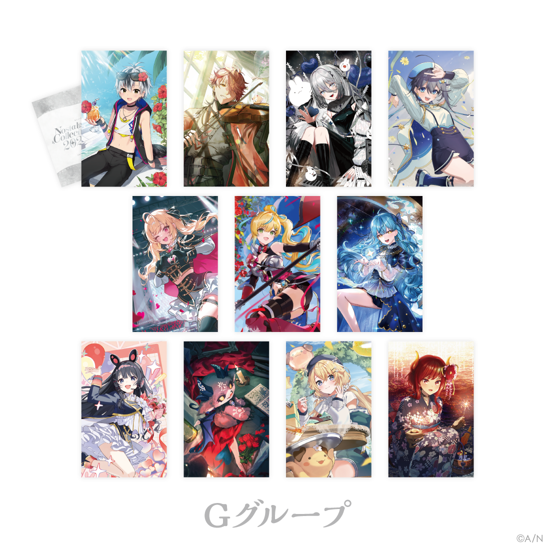 [預訂] Nijisanji 【にじさんじ ノスタルジアコレクション2026】ランダムコレクションカード Gグループ(隨機收藏卡 G組)  [NIJISANJI Official Store 6th Anniversary]
