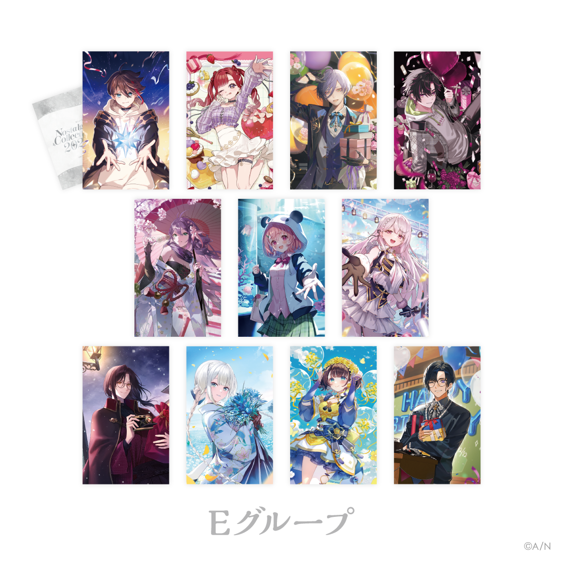[預訂] Nijisanji 【にじさんじ ノスタルジアコレクション2026】ランダムコレクションカード Eグループ(隨機收藏卡 E組)  [NIJISANJI Official Store 6th Anniversary]