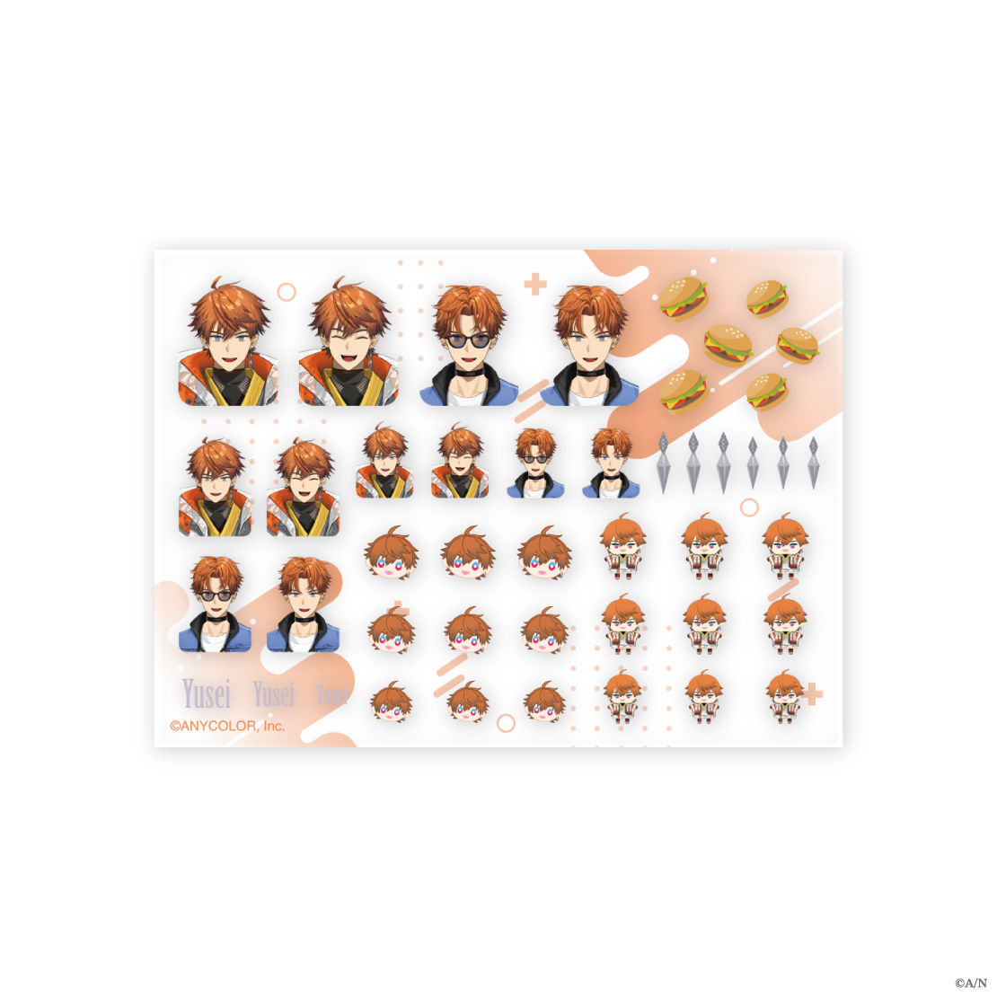 [Pre-order] Nijisanji 【にじネイル Shiny】Stickers