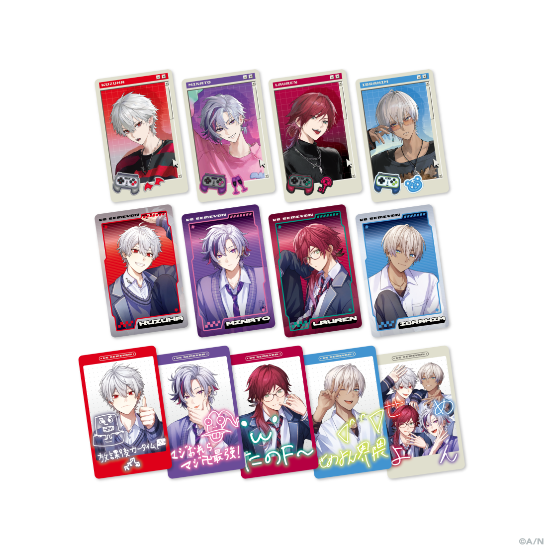 [預訂] Nijisanji 【VSせめよん】ランダムフォト風カード(隨機照片風卡)